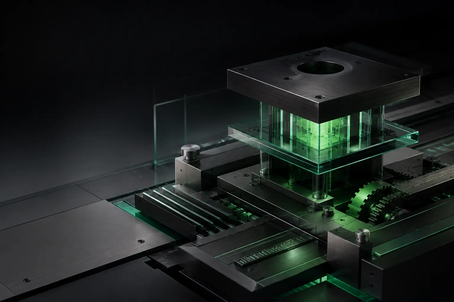 Precision-built components representing MGI's service foundation and operating responsibility.