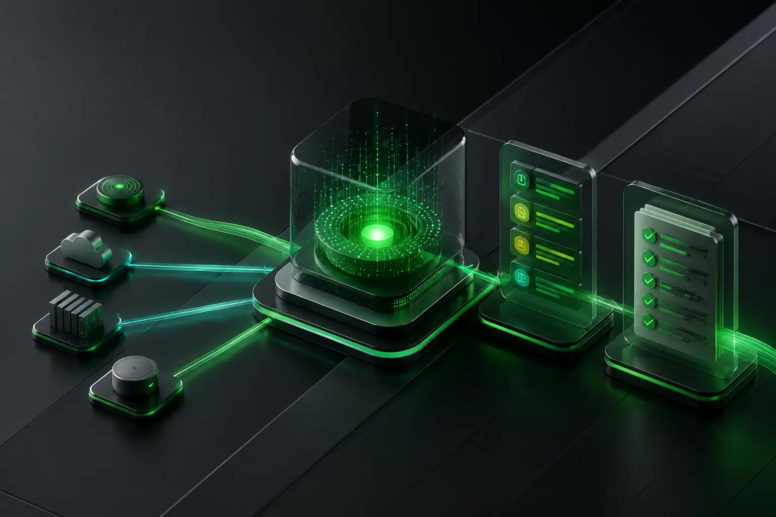 Technology signals moving through context, action, and documented operational follow-through.